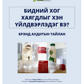 БИДНИЙ ХОГ ХАЯГДЛЫГ ХЭН ҮЙЛДВЭРЛЭДЭГ ВЭ?  - Брэнд аудитын тайлан 