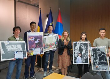 EU Ambassador held an award ceremony for our 'Reflections' creative photo competition winners 